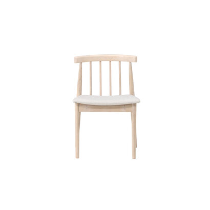 ebuy24 Flora eetkamerstoel whitewash.