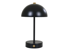 ebuy24 Holt Tafellamp LED oplaadbaar zwart.