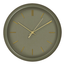 ebuy24 Rossano Wandklok geruisloos Ø30cm groen.