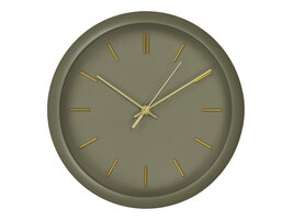 ebuy24 Rossano Wandklok geruisloos Ø30cm groen.