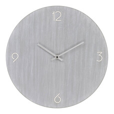 ebuy24 Ravenna Wandklok geruisloos Ø40 lichtgrijs.
