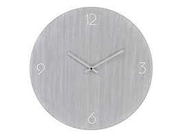 ebuy24 Ravenna Wandklok geruisloos Ø40 lichtgrijs.