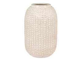 ebuy24 Belmonte Vaasje keramiek beige.