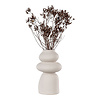 ebuy24 Oeiras Vaasje keramiek beige.