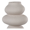 ebuy24 Oeiras Vaasje keramiek beige.