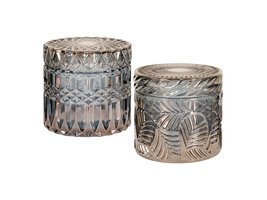 ebuy24 Cascais Potten set van 2 gerookt.