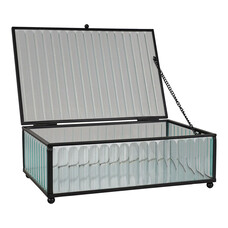 ebuy24 Santorini Glazen doos helder.