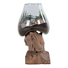 ebuy24 San Marino Waterdrop h25 cm teak.