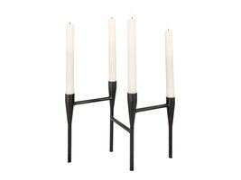 ebuy24 Vizela Kandelaar zwart.