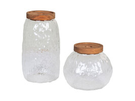 ebuy24 Taipei Opbergglas set van 2 glas.