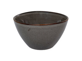 ebuy24 Selma Kommen keramiek set van 4 grijs, bruin.