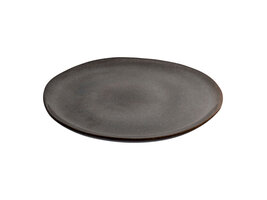 ebuy24 Selma Dinerdbord keramiek set van 4 grijs, bruin.