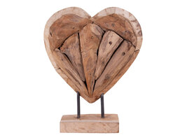 ebuy24 Almada Decoratie hart natuur.