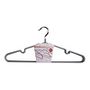 ebuy24 Massa Hangers met coating, set van 10 grijs.