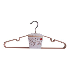 ebuy24 Massa Hangers met coating, set van 10 roze.