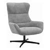 ebuy24 Bescia fauteuil Met draaifunctie donkergrijs.