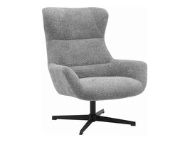 ebuy24 Bescia fauteuil Met draaifunctie donkergrijs.