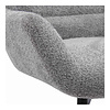 ebuy24 Bescia fauteuil Met draaifunctie donkergrijs.
