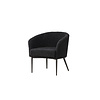 ebuy24 Fluffy fauteuil zwart.