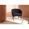 ebuy24 Fluffy fauteuil zwart.