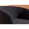ebuy24 Fluffy fauteuil zwart.