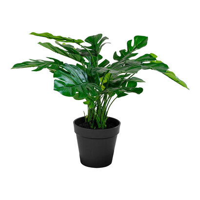 ebuy24 Monstera Kunstplant H45 cm groen.
