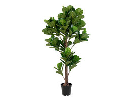 ebuy24 Violinfigen Kunstplant H190 cm groen.