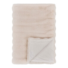 ebuy24 Galena Plaid imiteerbare pels wit.