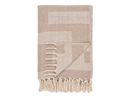 ebuy24 Adana Plaid 130x180cm taupe.