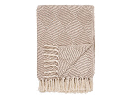 ebuy24 Bursa Plaid 130x180cm taupe.