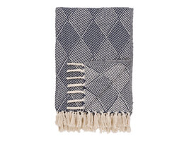 ebuy24 Izmir Plaid 130x180cm blauw.