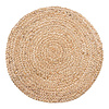 ebuy24 Bombay Placemat Ø38cm, set van 4 natuur.
