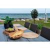 ebuy24 Bombay Placemat Ø38cm, set van 4 natuur.