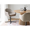 ebuy24 Tamera eetkamerstoel Met draaivoet lichtgrijs.