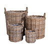 Carly manden in rotan - set van 4