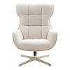 ebuy24 Turin fauteuil Draaifunctie natuur.