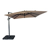 ebuy24 Baza Hangparasol met voet, 295x295cm zandkleurig.