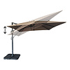 ebuy24 Baza Hangparasol met voet, 295x295cm zandkleurig.