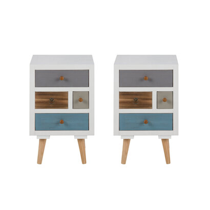 Thijs nachtkastjes - set van 2 stuks