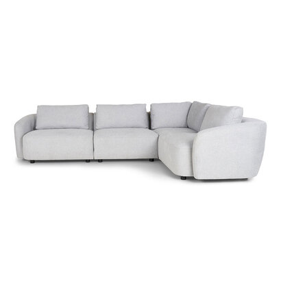 ebuy24 Bergen hoekbank omkeerbaar lichtgrijs.