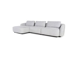 ebuy24 Bergen 2-zits bank linksdraaiend lichtgrijs.