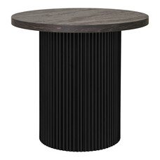 ebuy24 Boavista Hoektafel Ø48cm donkerbruin.