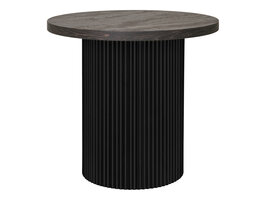 ebuy24 Boavista Hoektafel Ø48cm donkerbruin.