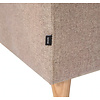 Marino bank met chaise longue 3 persoons naar rechts of links gedraaid stof zandkleurig.