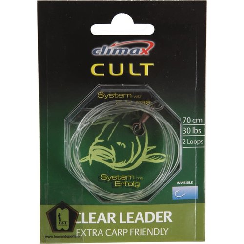 Climax Cult Clear Leader 30lb. 70cm Climax Cult Clear Leader 30lb. 70cm