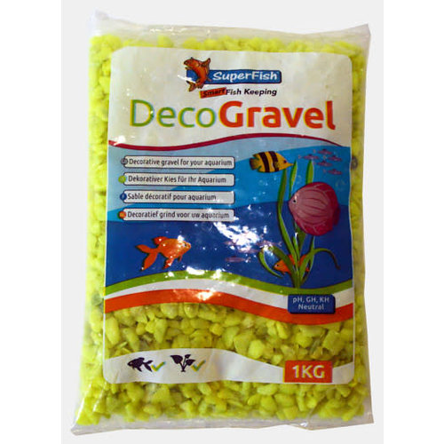 Deco Gravel Neon Yellow 1kg Deco Gravel Neon Yellow 1kg