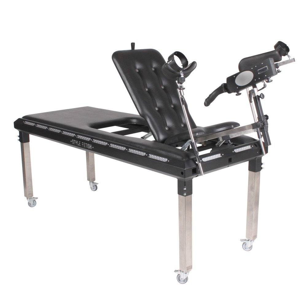 BDSM Treatment Couch with fold-out Gynaecological Chair - Yo