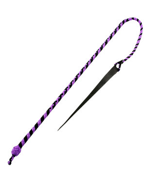 Master Blade Cane Whip Leather Tip Purple