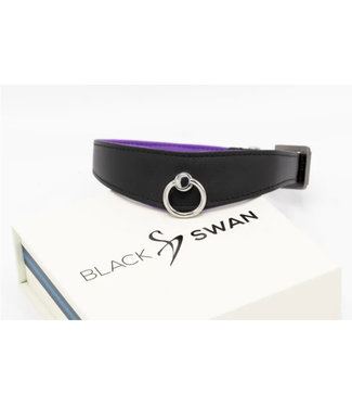 Black Swan Collar Black Purple