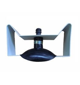 Hebor Watersport Motorflusher voor waterinlaat onder de cavitatieplaat